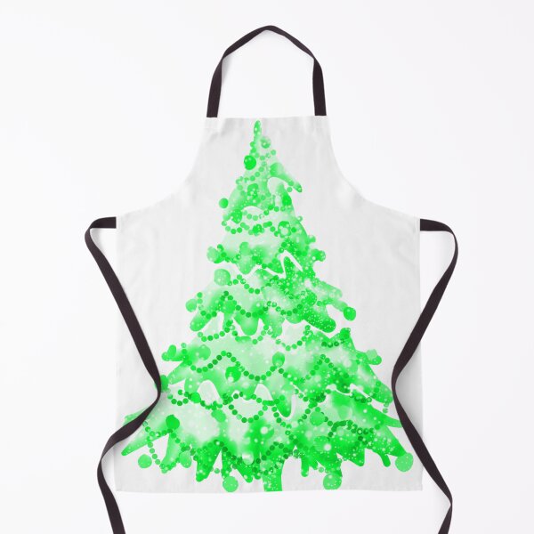 Item preview, Watercolor Christmas Tree covered in snow, light colors, vivid green. designed and sold by My-fake-places.