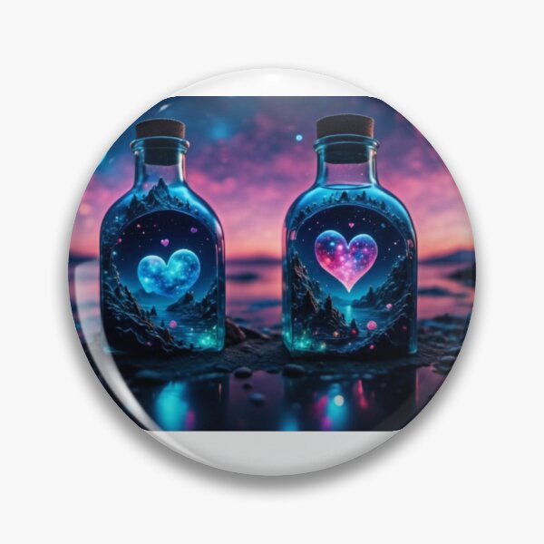 Item preview, A bottle in the sea with a small note inside that says: I love you. designed and sold by Giuseppe Pellegrino.