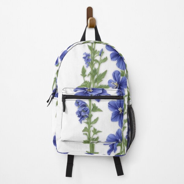 Item preview, Blue Delphinium art print designed and sold by WhiteDoveArt.