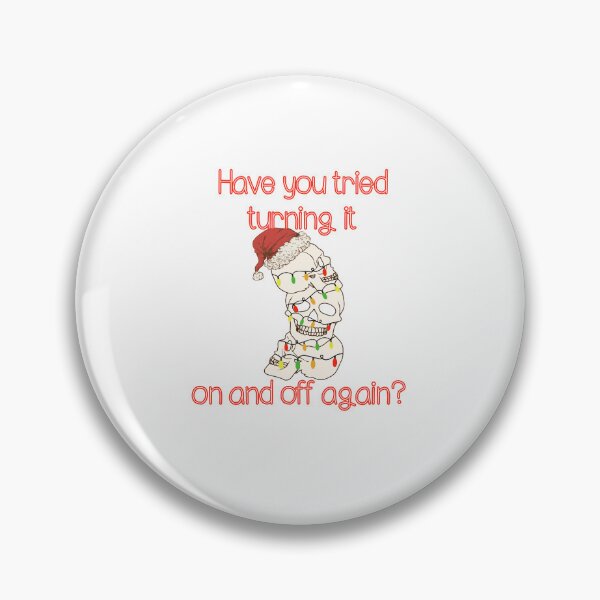 Item preview, Have you tried turning it on and off christmas lights skeleton love advice designed and sold by CosmicGypsy2000.