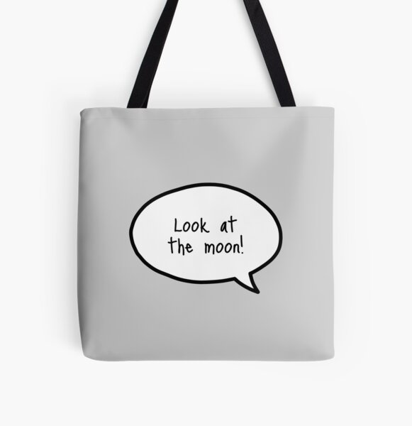 Item preview, Look at the moon! Text bubble designed and sold by wonderxwander.