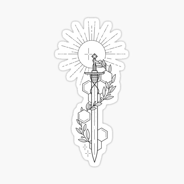 Subject sword - Environmental science Sticker