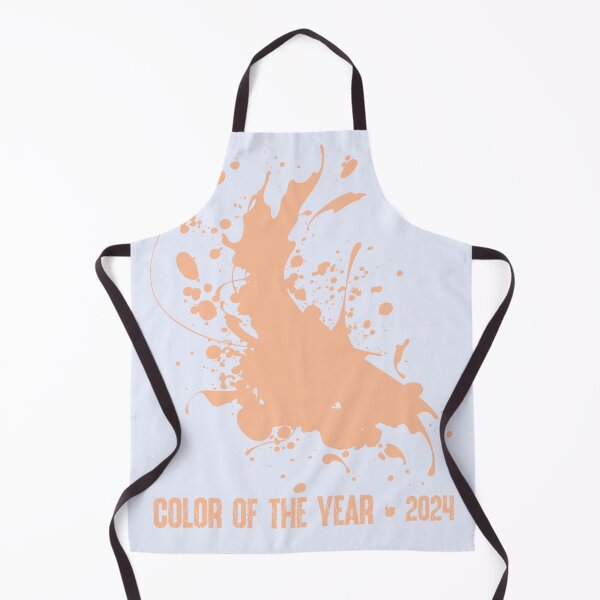 Item preview, Color of the Year 2024 Peach Fuzz Splatter designed and sold by ittybittyowl.
