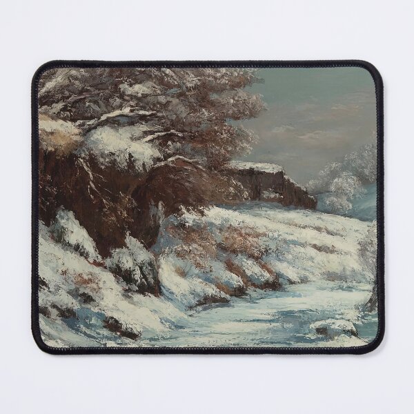 Item preview, gustave courbet artwork, gustave courbet self portrait, gustave courbet paintings designed and sold by marti-oryo.