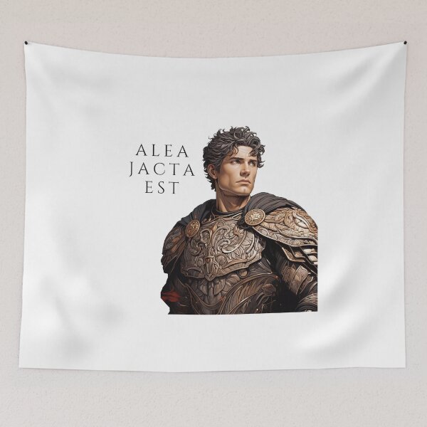Item preview, Roman Motto Alea Jacta Est designed and sold by Trono-de-Metal.