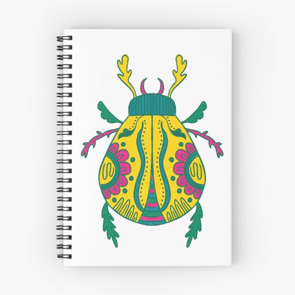 Item preview, Colorful Floral Antlered Beetler designed and sold by GraceMakes03.