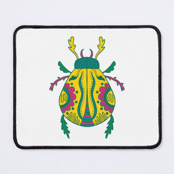 Item preview, Colorful Floral Antlered Beetler designed and sold by GraceMakes03.