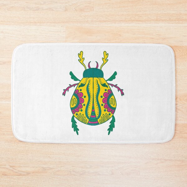 Item preview, Colorful Floral Antlered Beetler designed and sold by GraceMakes03.