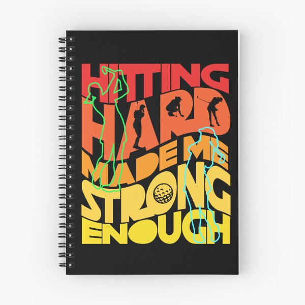 Item preview, HITTING HARD MADE ME STRONG ENOUGH -GOLD FUNNY SAYING designed and sold by Lovesicker.