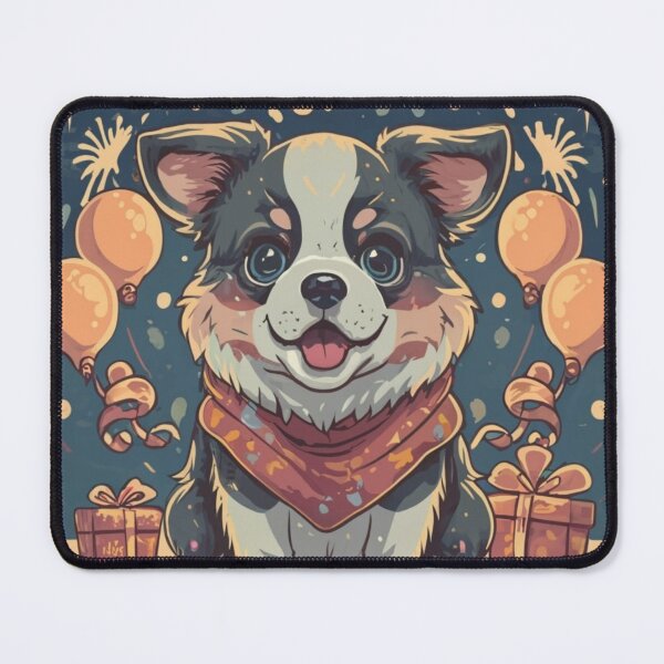 Item preview, Cute puppy in a new year designed and sold by Bercik123.