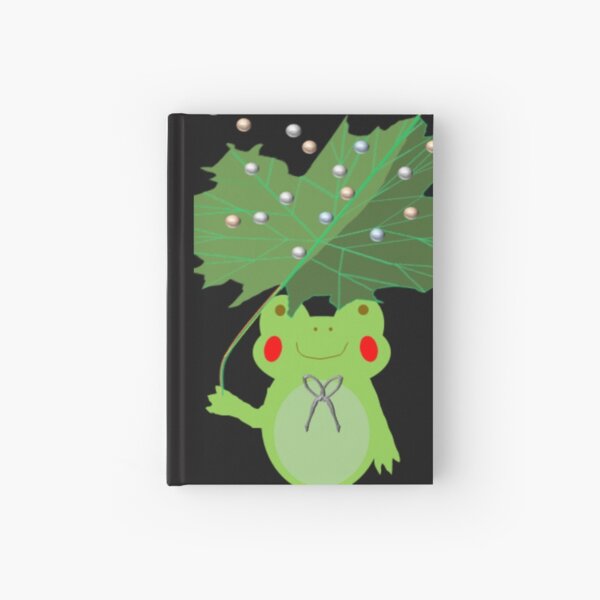 Item preview, A frog and a leaf designed and sold by MirucaDesign.