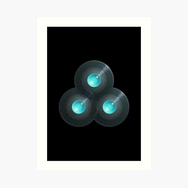 Triple Celt Art Print