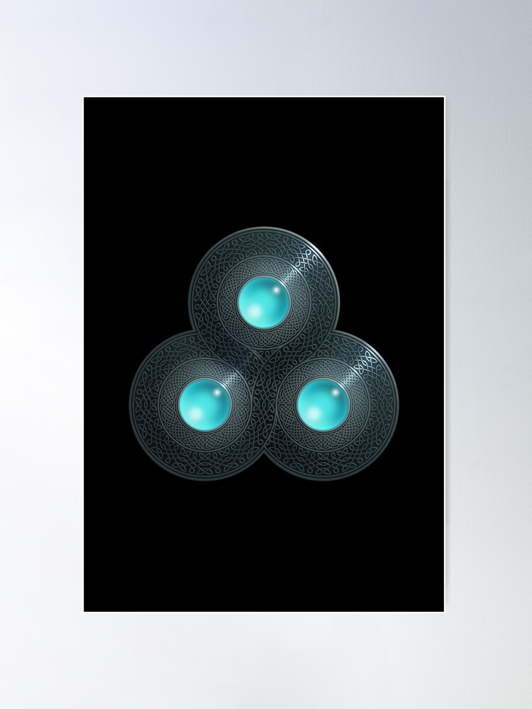 Alternate view of Triple Celt Poster
