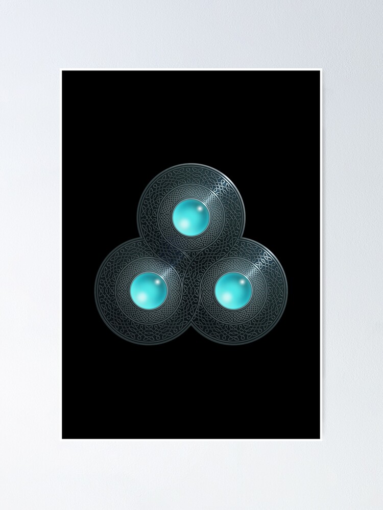 Alternate view of Triple Celt Poster