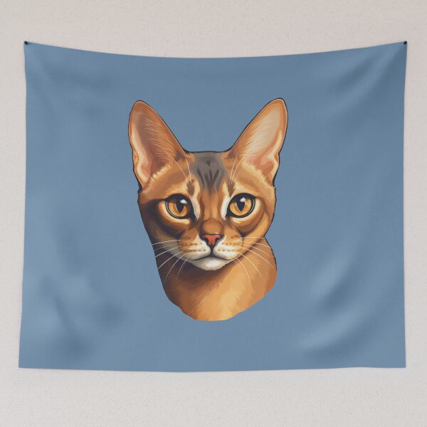 Item preview, Abyssinian Allure Intense Close-Up in Vivid Digital Style designed and sold by solrevolver.