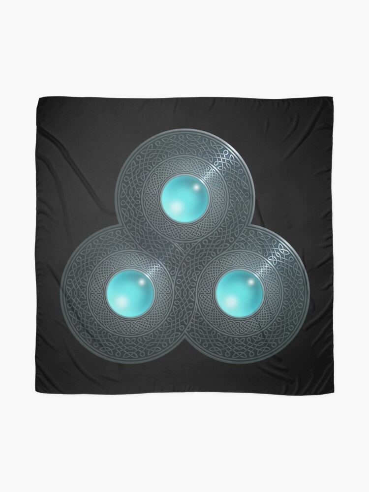 Alternate view of Triple Celt Scarf