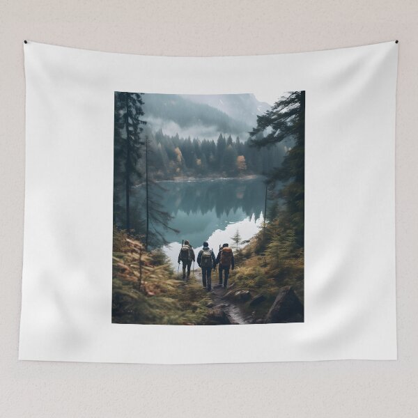 Item preview, Hiking in Autumn Solitude designed and sold by Shirtastically.