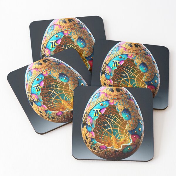 Item preview, Rainbow skeleton quail egg designed and sold by AI-Pi-art.