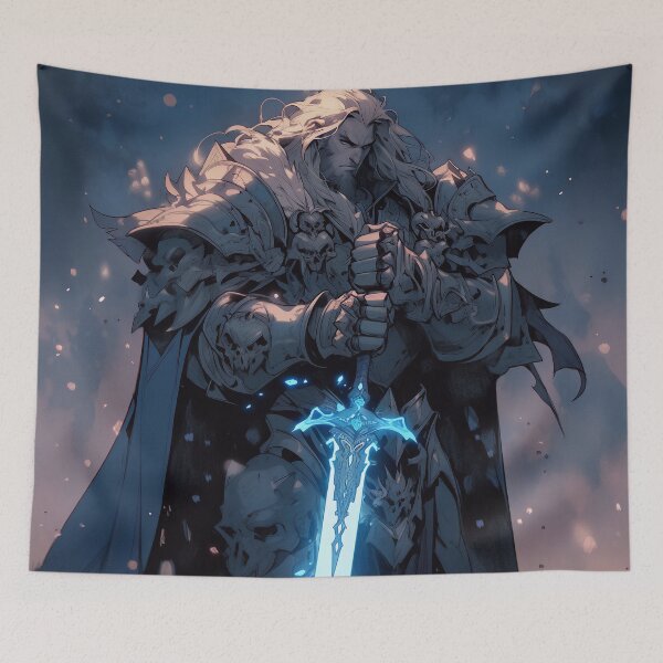 Item preview, Prince Arthas World of Warcraft designed and sold by creationistlife.