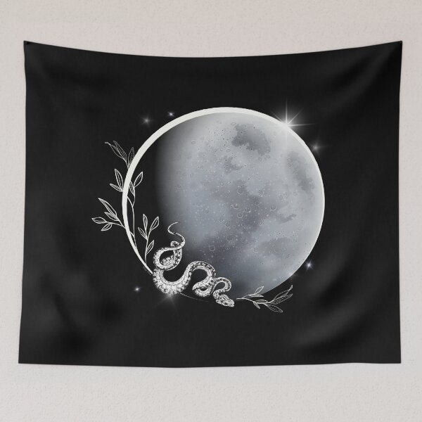 Item preview, The snake & the moon designed and sold by ElisaArtiste.