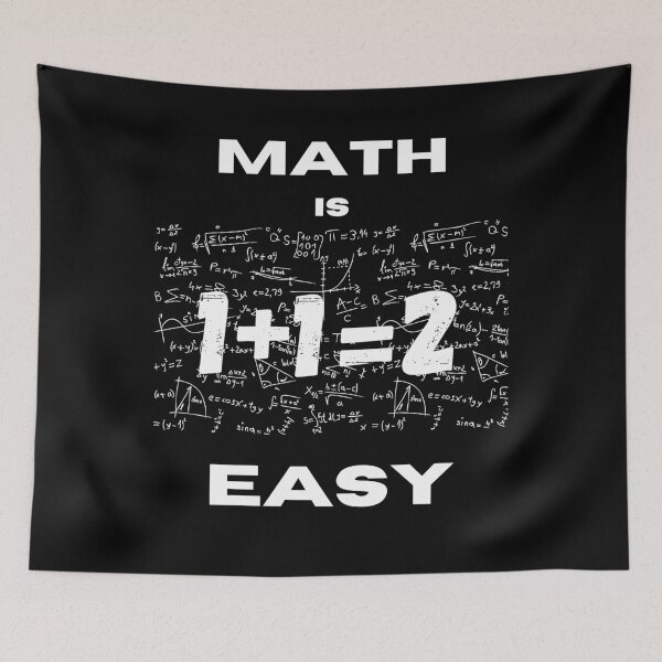 Item preview, Math is easy 1+1 designed and sold by NexCreation.