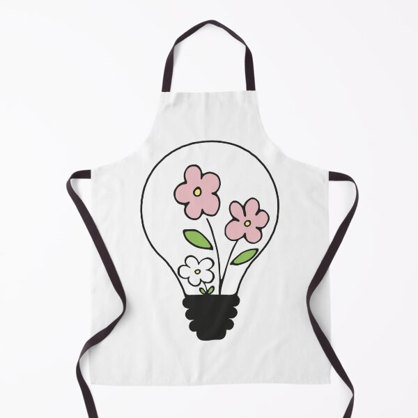 Item preview, Floral lightbulb with cute flowers - green nature energy designed and sold by NataliaVVV.