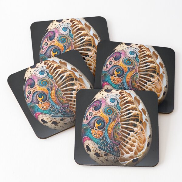 Item preview, Quail Pi bones egg designed and sold by AI-Pi-art.