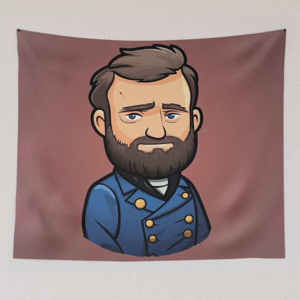 Item preview, Ulysses S. Grant | cute style designed and sold by ComicsFactory.