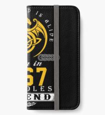 The Legend Is Alive - Born In 1967 iPhone Wallet/Case/Skin