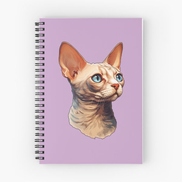 Artikelvorschau, Devon Rex Dreamer Skyward Gaze in exquisiter digitaler Pinselführung entworfen und verkauft von solrevolver.