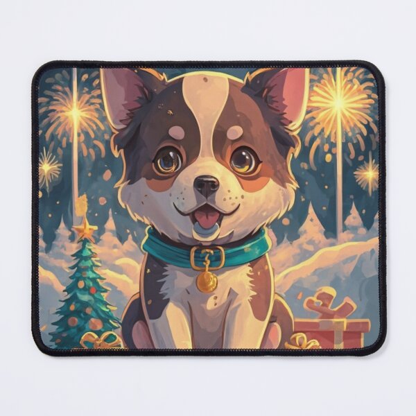 Item preview, Cute puppy in a new year designed and sold by Bercik123.