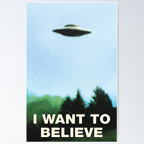 Item preview, Alien UFO Flying Saucer Roswell Area 51 I Want To Believe 1 designed and sold by frankforteart.