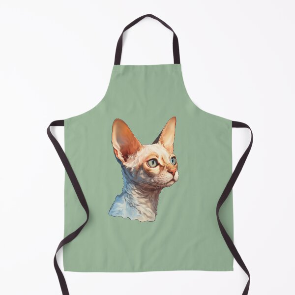 Item preview, Devon Rex Contemplation Serene Side Glance in Digital Artistry designed and sold by solrevolver.