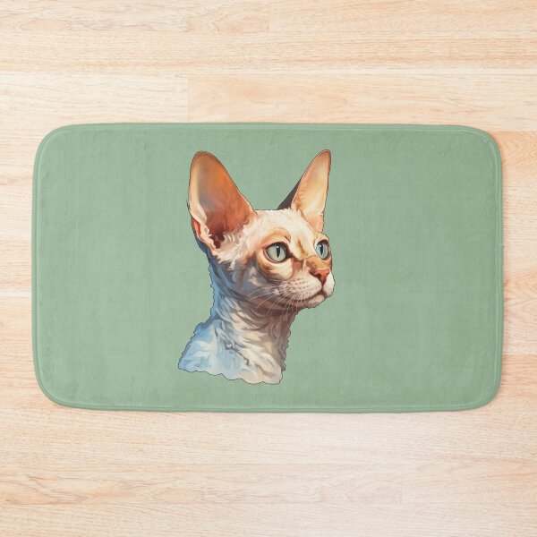Item preview, Devon Rex Contemplation Serene Side Glance in Digital Artistry designed and sold by solrevolver.