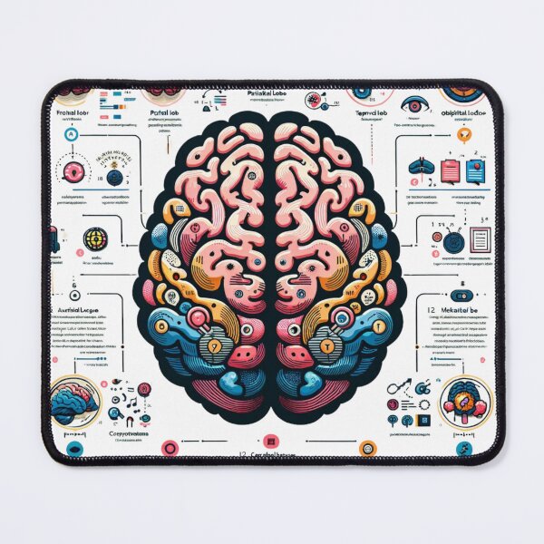 Item preview, Brain Function Infographic designed and sold by Toph Moses.