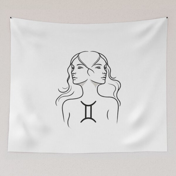 Item preview, Minimalist Gemini Sign Horoscope designed and sold by Goondzik.
