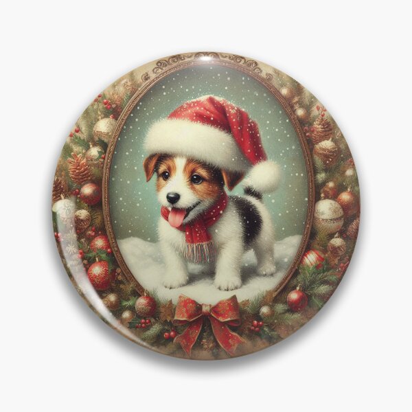 Item preview, gorro de Papá Noel - terrier jack russell designed and sold by AxelBrook.