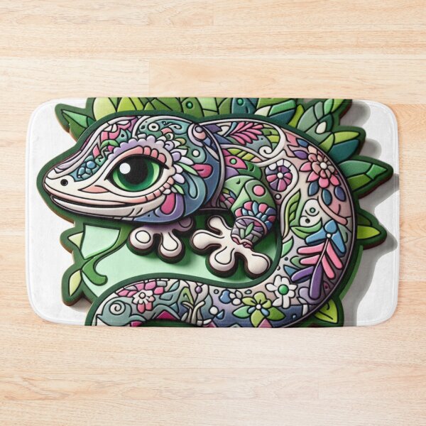 Item preview, Floral Harmony Gecko designed and sold by Canaba.