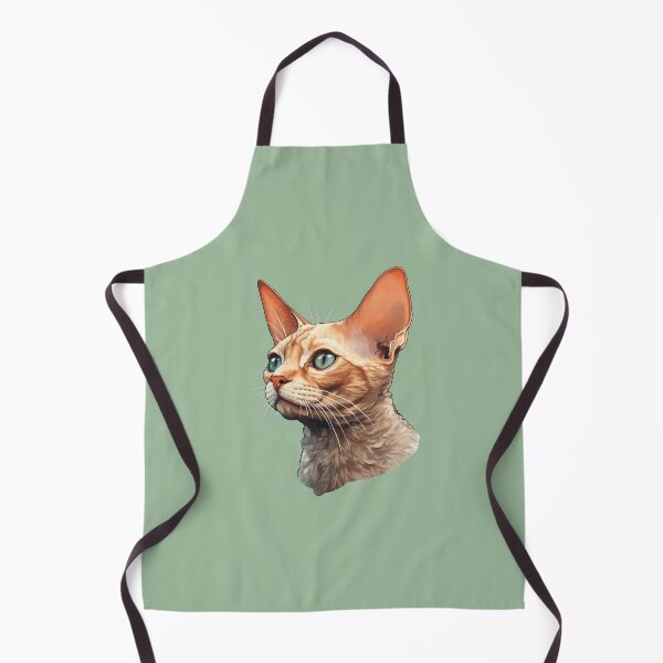 Item preview, Devon Rex Contemplation Serene Side Profile in Digital Painting designed and sold by solrevolver.