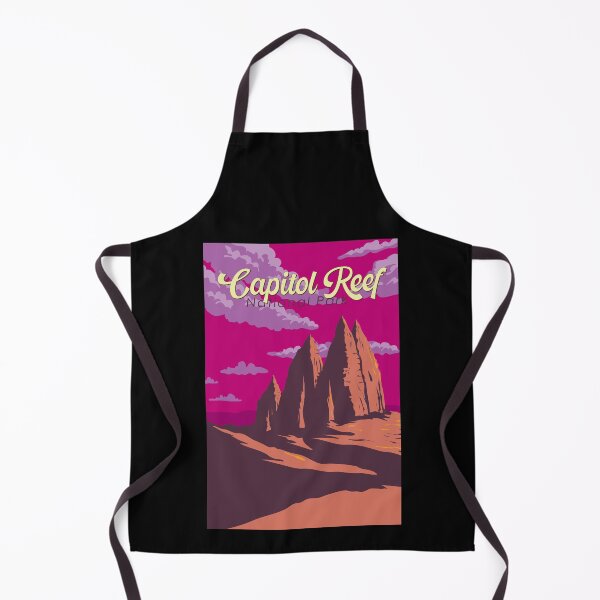 Item preview, Capitol Reef National Park Illustration Travel Art Vintage designed and sold by KrisSidDesigns.
