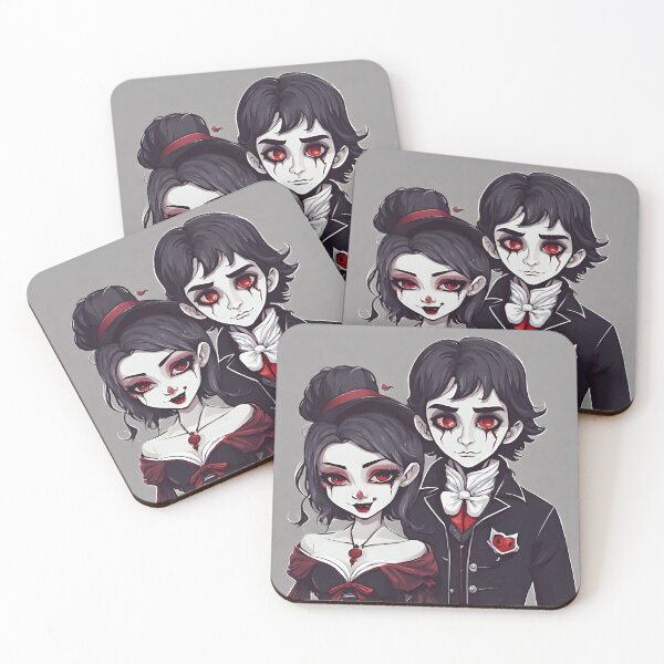 Item preview, Sweet vampire couple designed and sold by ELEORIS.