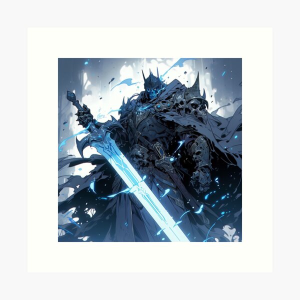 Vista previa del artículo con la obra «Rey Exánime World of Warcraft», diseñado y vendido por creationistlife.