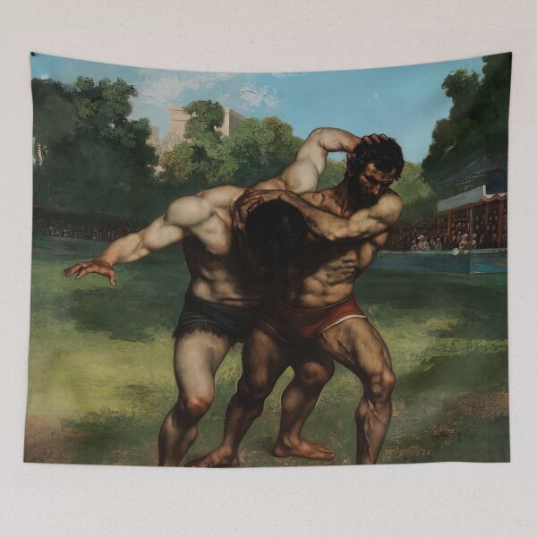 Item preview, gustave courbet artwork, gustave courbet self portrait, gustave courbet paintings designed and sold by marti-oryo.