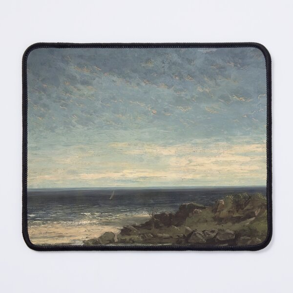 Item preview, gustave courbet artwork, gustave courbet self portrait, gustave courbet paintings designed and sold by marti-oryo.