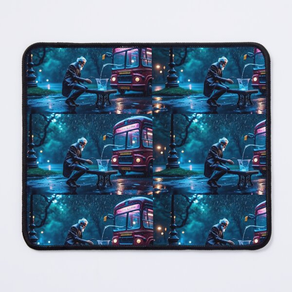 Item preview, An elderly gentleman at the bus stop. designed and sold by Giuseppe Pellegrino.