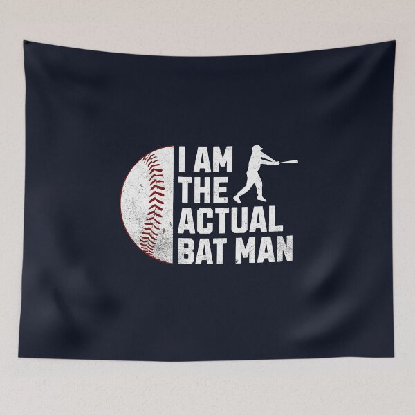 Item preview, Actual Bat Man - Funny Baseball designed and sold by goldentusk.