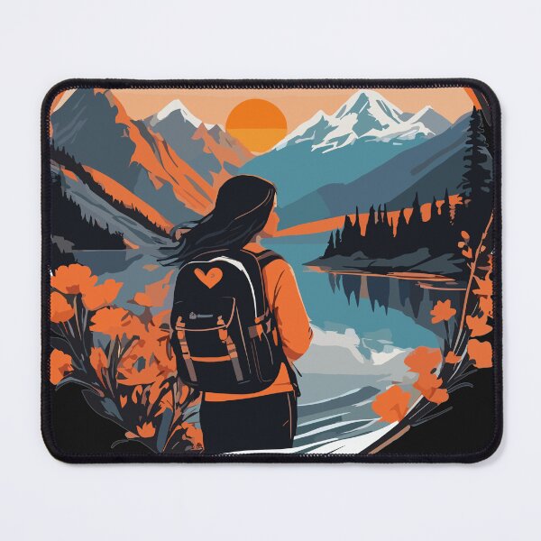 Item preview, Girl viewing the mountains designed and sold by Ketique.