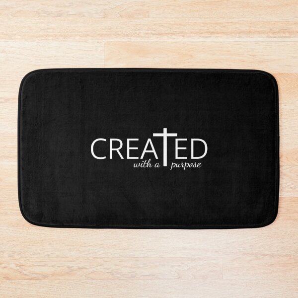 Item preview, Created With a Purpose, Jesus, Christian,Religious, Faith, Worthy, You Matter designed and sold by Minimalist Quotes and Sayings.