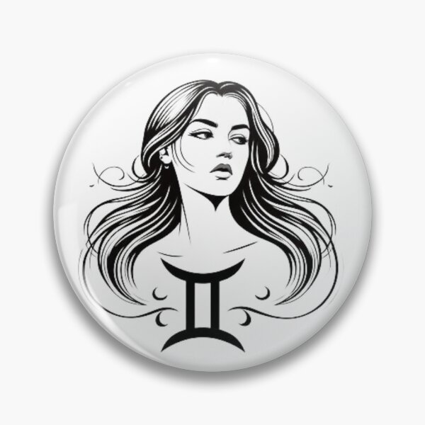 Item preview, Minimalist Gemini Horoscopic Sign designed and sold by Goondzik.