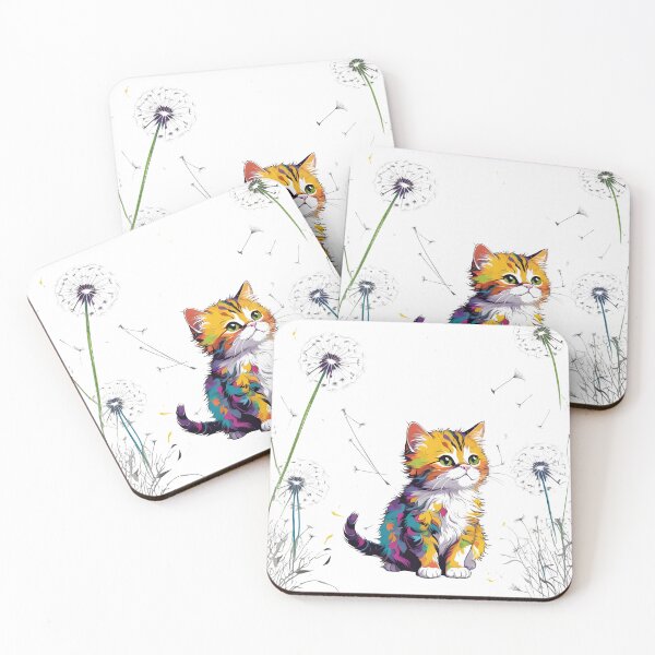 Item preview, Dandelion Cat Lovers Cats Kittens designed and sold by Mayalogo.